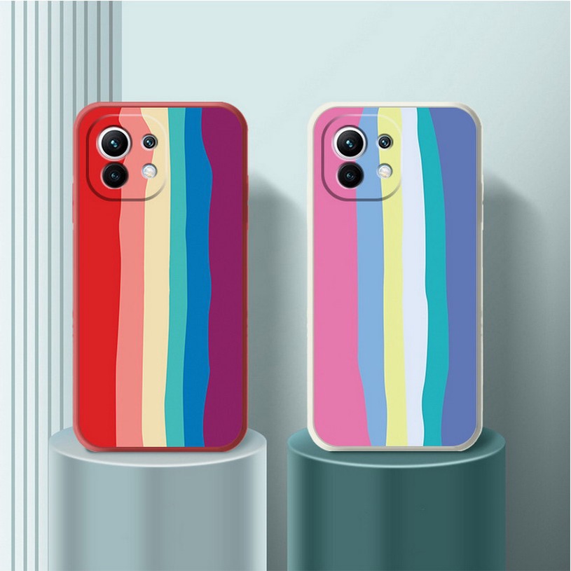Ốp Điện Thoại TPU Mềm Hình Cầu Vồng Cho Xiaomi Redmi K20 K30 Note 8 pro 9T
