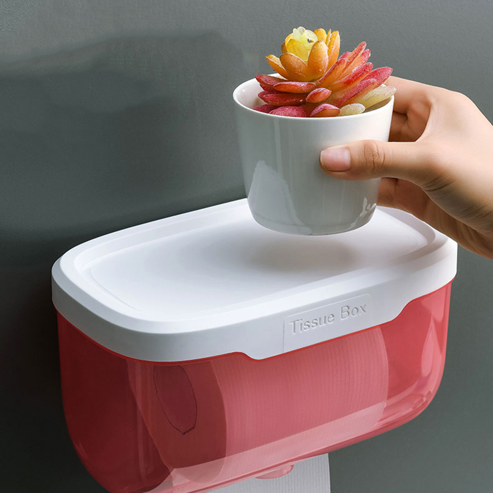 Hộp Đựng Giấy Vệ Sinh Gắn Tường Chống Thấm Nước Tiện Dụng