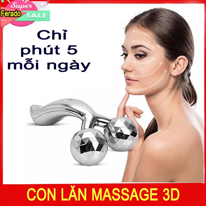 Cây Lăn Massage 3D Mặt Và Body
