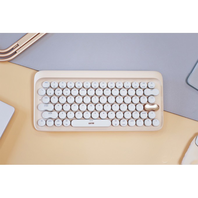 Bàn phím cơ Bluetooth Lofree - Milk Tea
