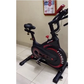 Xe đạp tập thể dục FITNESS KHÁNG TỪ (Cảm biến nhịp tim, có kệ để Ipad/đt, Yên xe siêu mềm và thoáng khí, Tay cầm bọc mút