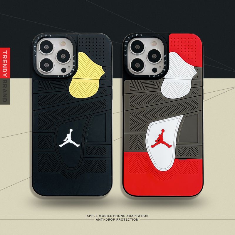 Ốp Điện Thoại silicon Hình Giày jordan 3d Chống Rơi Cho iphone 15 pro max 14 plus 13 mini 12 promax 11 xr x xs max 7g 7 plus