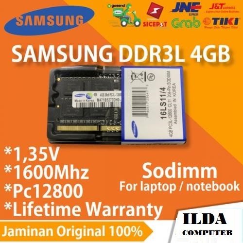 Ram Samsung Sodimm Ddr3 4gb Pc 12800l | BigBuy360 - bigbuy360.vn