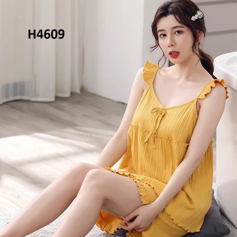 H4605 - Bộ mặc nhà hai dây nữ hàng nhập