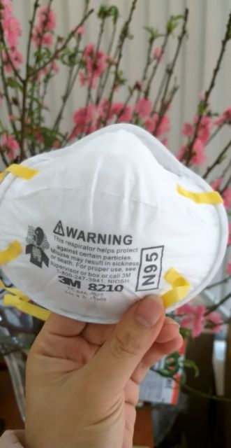 Khẩu trang y tế N95 3M 8210/ Thiết bị bảo hộ