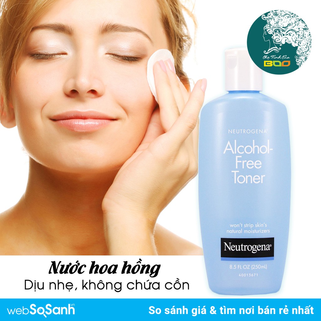 NƯỚC HOA HỒNG KHÔNG CỒN NEUTROGENA ALCOHOL-FREE TONER 250ML