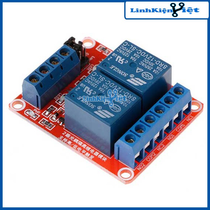 MODULE Relay 2 Kênh 12VDC H/L