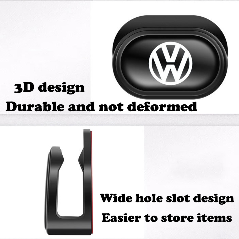 4 pcs Móc Treo Đồ Ô Tô Theo Hãng Xe Chịu Lực Tốt Gọn Gàng Tiện Lợi
