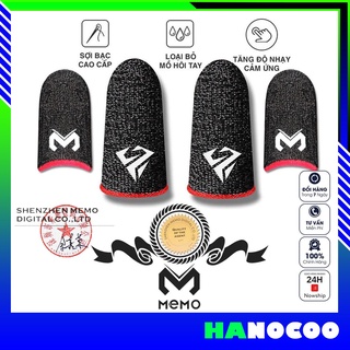 Bao tay chơi game pubg ff MEMO SHEZI giá rẻ 2 ngón siêu nhạy cao cấp giá rẻ chống mồ hôi