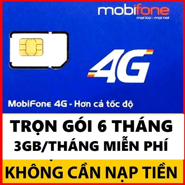 Sim 4G Mobifone MDT135A - Sim Mobi Chuẩn Store