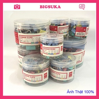 Kẹp bướm giấy Deli Nhiều Màu kim loại BIGSUKA