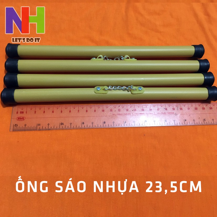 Ống sáo nhựa 23,5cm làm lịch/tranh treo tường [Bán 10 bộ]