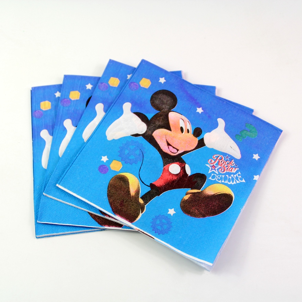 Dụng Cụ Trang Trí Tiệc Sinh Nhật Chủ Đề Mickey Cho Bé Trai