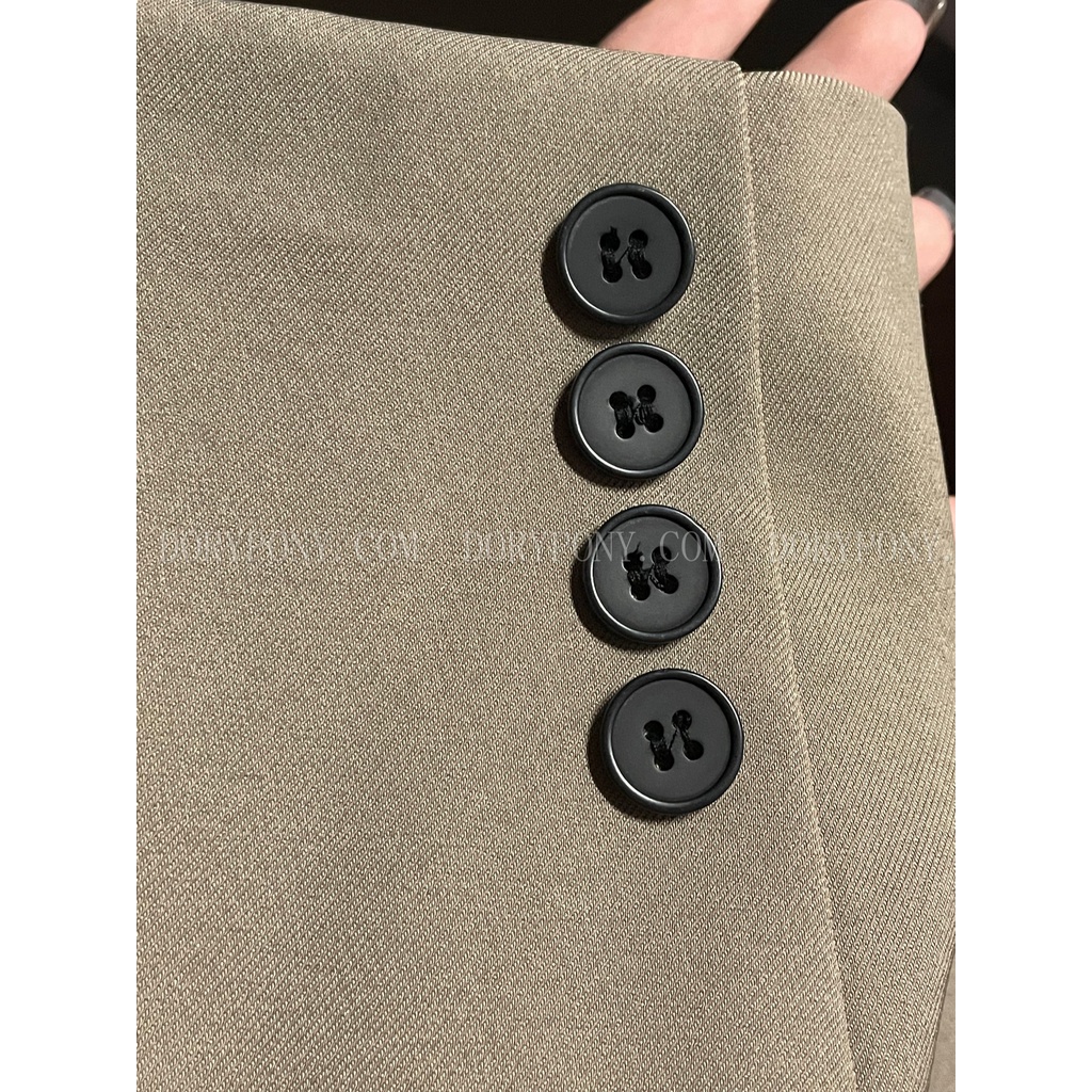 (HÀNG ĐẸP TUYỂN) - Áo Khoác Blazer Trơn PRESENT RETRO Jacket 2 LỚP DORY&amp;PONY THANH LỊCH – AK153 (3 MÀU)