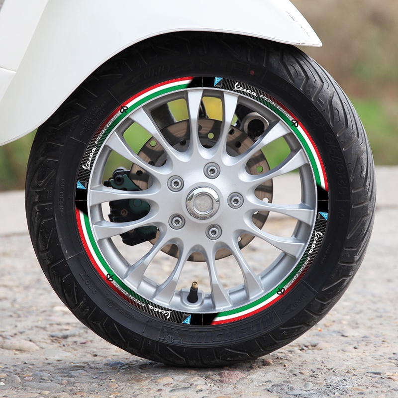 Vespa Hình dán bánh xe Phản chiếu Xe máy đề can Đối với PIAGGIO GTS300 Sprint 150 300