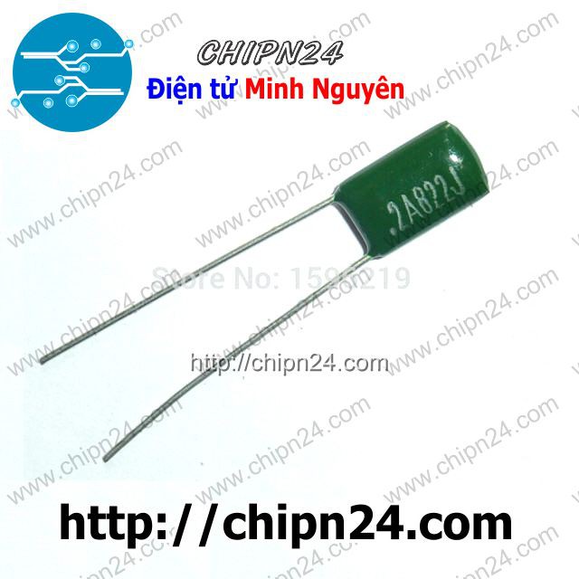 [10 CON] Tụ mica 822J 822 100V (8.2nF-100V)