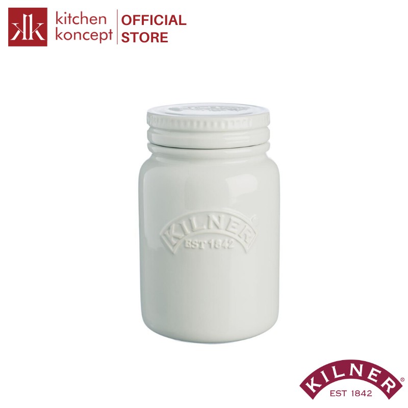 Hủ gốm Kilner xám 0.6l