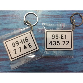 Móc khoá in biển số xe