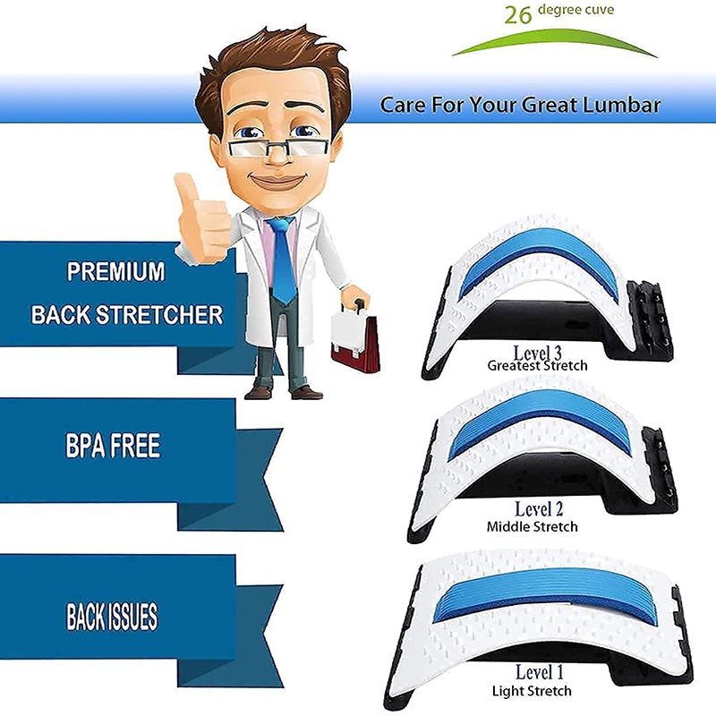Nẹp mát xa lưng Suolaer đa năng dễ sử dụng