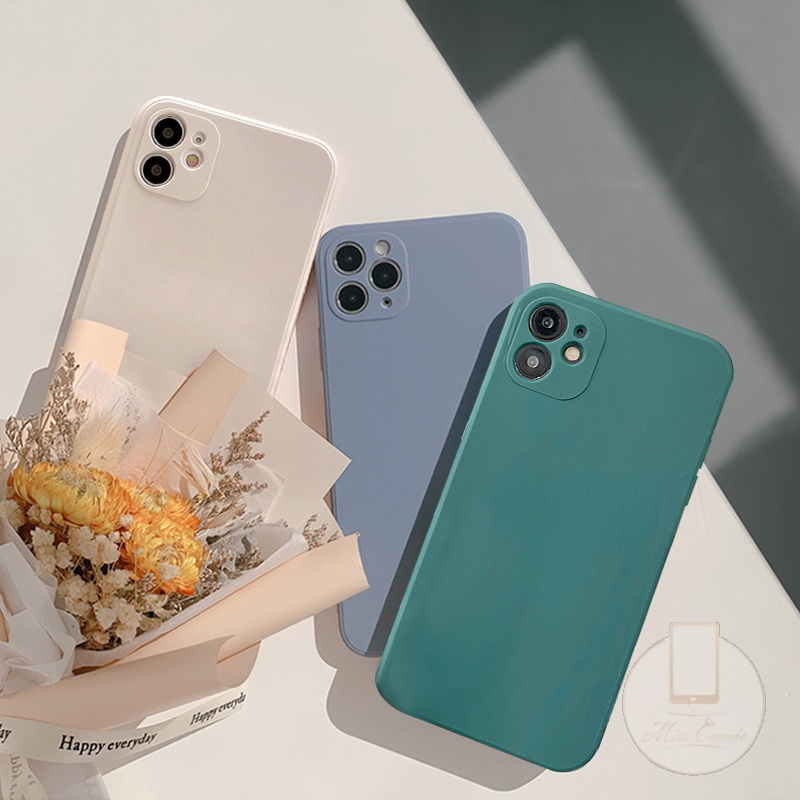 Ốp Điện Thoại Mềm Viền Thẳng Màu Macaron Cho Samsung A13 A03 A53 A21S A50 A50S A30S A31 A51 A71 A33 A11 M40S A20S A10S