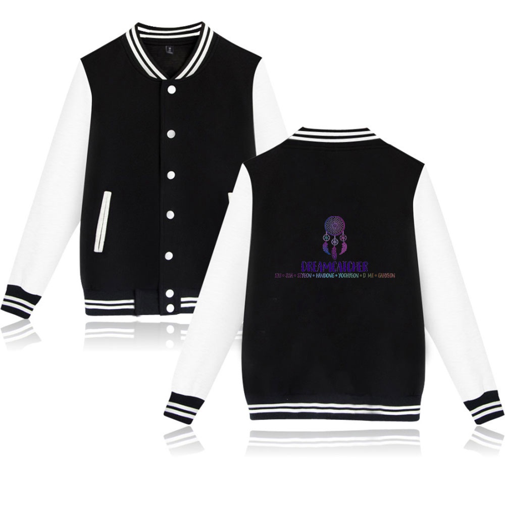 Áo Bóng Chày Tay Dài In Hình Dreamcatcher Kpop Thời Trang Đường Phố 2020 Cho Nam Và Nữ