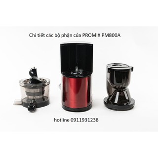 Máy ép hoa quả chậm Promix PM-800 (ép cực khỏe công suất 400W)
