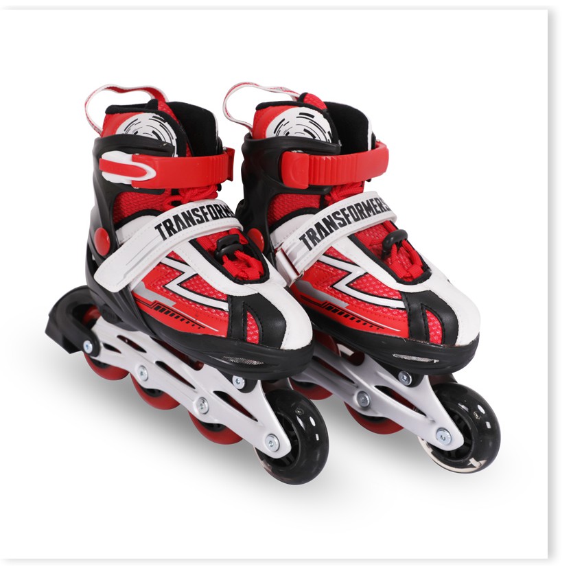 Transformers Trẻ Em 4 Bánh Xe Điều Chỉnh Inline Skate Trẻ Em Quà Tặng Rollerblade Roller Skate Cho Trẻ Em Trai Cô Gái Mớ