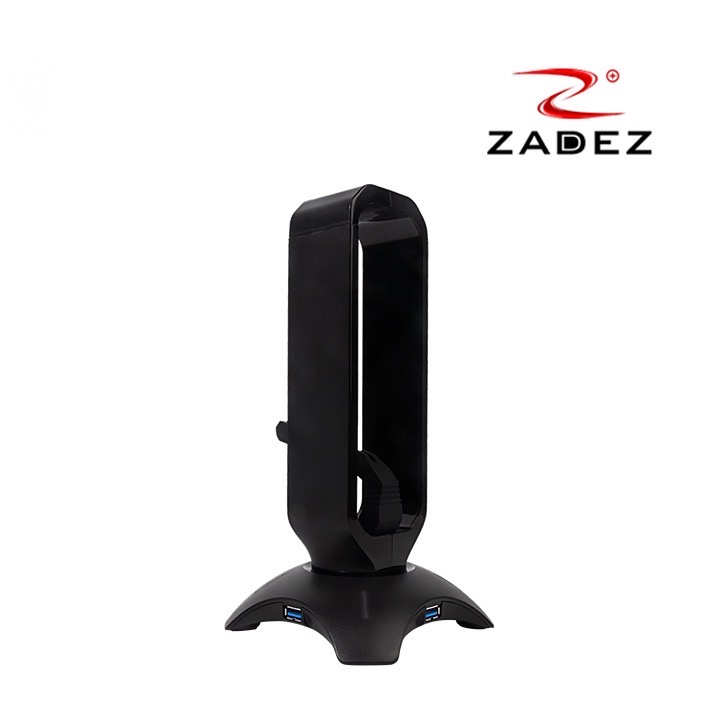 Đế Treo Tai Nghe Đèn RGB kiêm Mouse Bungee, Hub 3.0 ZADEZ ZHS-701G - Hàng Chính Hãng