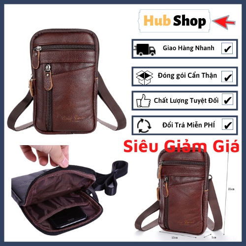Túi đeo chéo messenger da pu mềm mại thời trang Hàn Quốc 2022