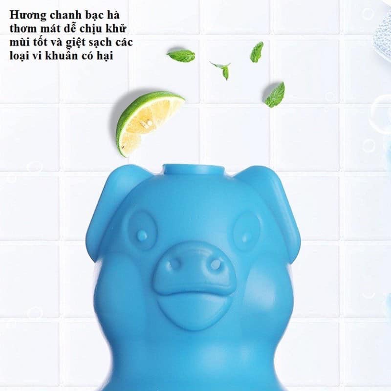 Lợn thả bồn cầu - Viên thả bồn cầu hình con lợn - Vệ Sinh Toilet - Heo thả bồn cầu khử mùi diệt khuẩn