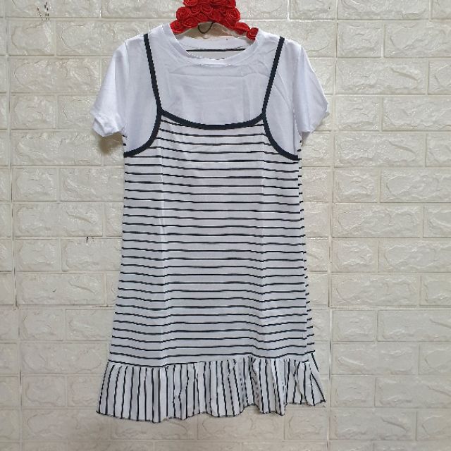 Đầm suông yếm, phom 55kg