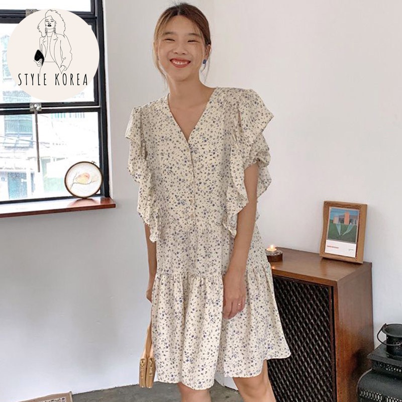 váy búp bê Hàn Quốc mùa hè ngọt ngào sang trọng