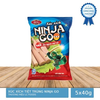  Bịch 5 Cây Xúc Xích Ninja Go Tiệt Trùng 40g