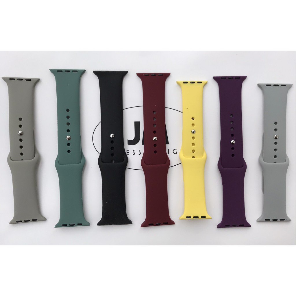 dây cao su đồng hồ apple watch size 38/40/42/44mm