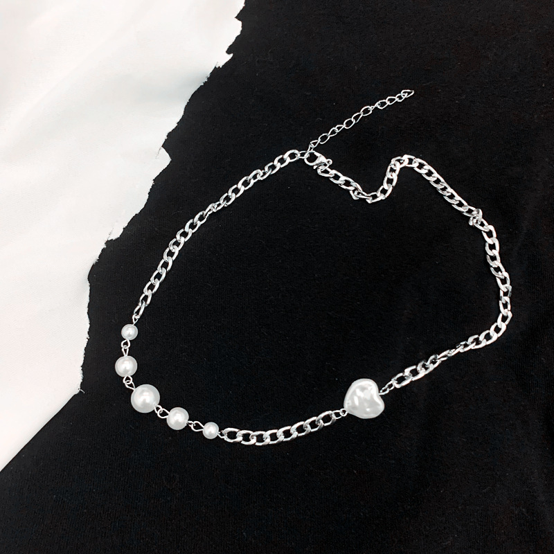 Korean Love Pearl Necklace