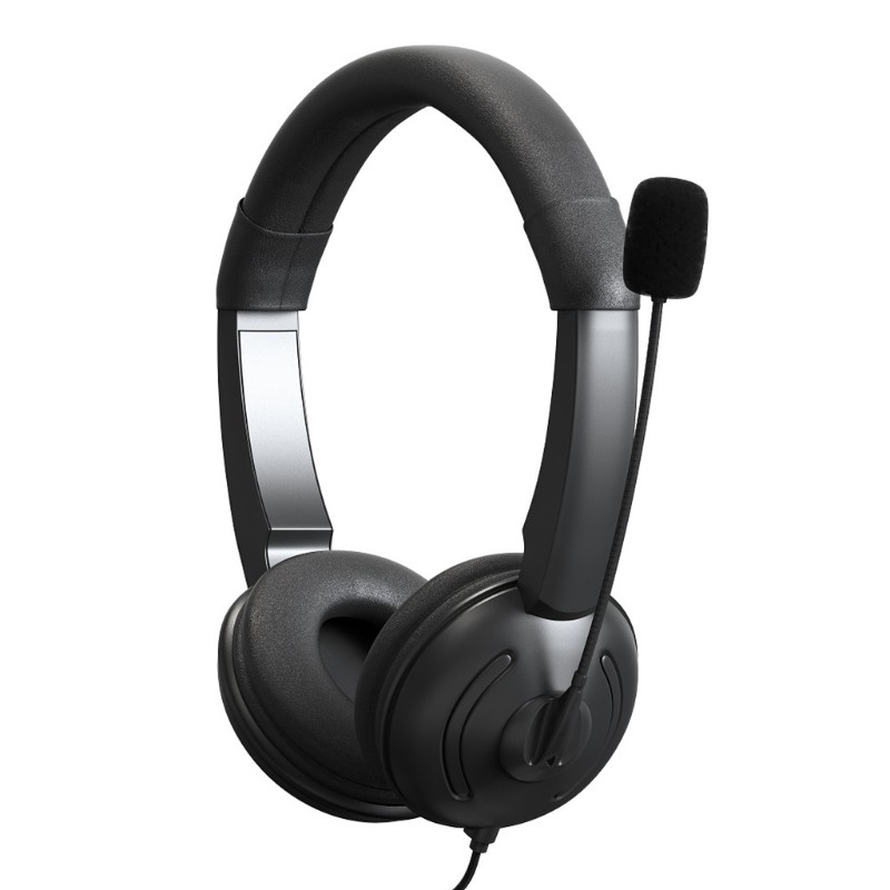 VIVI The volume of the noise-cancelling headset with USB headset is adjustable