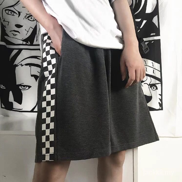 Quần ngắn ống rộng Họa Tiết Sọc Caro Thời Trang Mùa Hè Phong Cách Hàn Quốc Cho Nữ 2021 | BigBuy360 - bigbuy360.vn