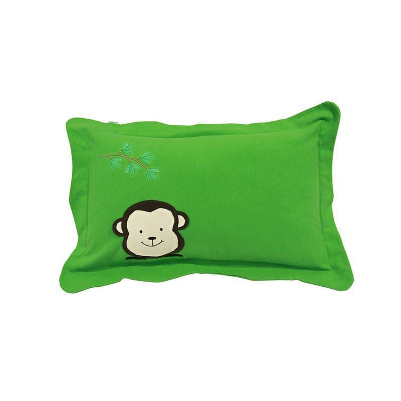 Áo gối nằm Hometex cho bé 30x50 thêu đắp thú, vỏ áo gối trẻ em