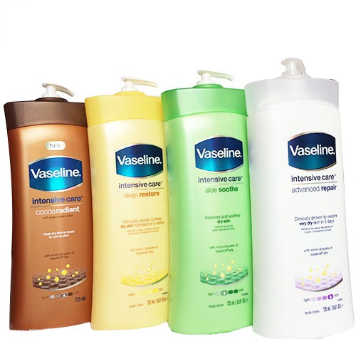 Sữa dưỡng thể dưỡng sáng da Vaseline Ấn Độ 725ml