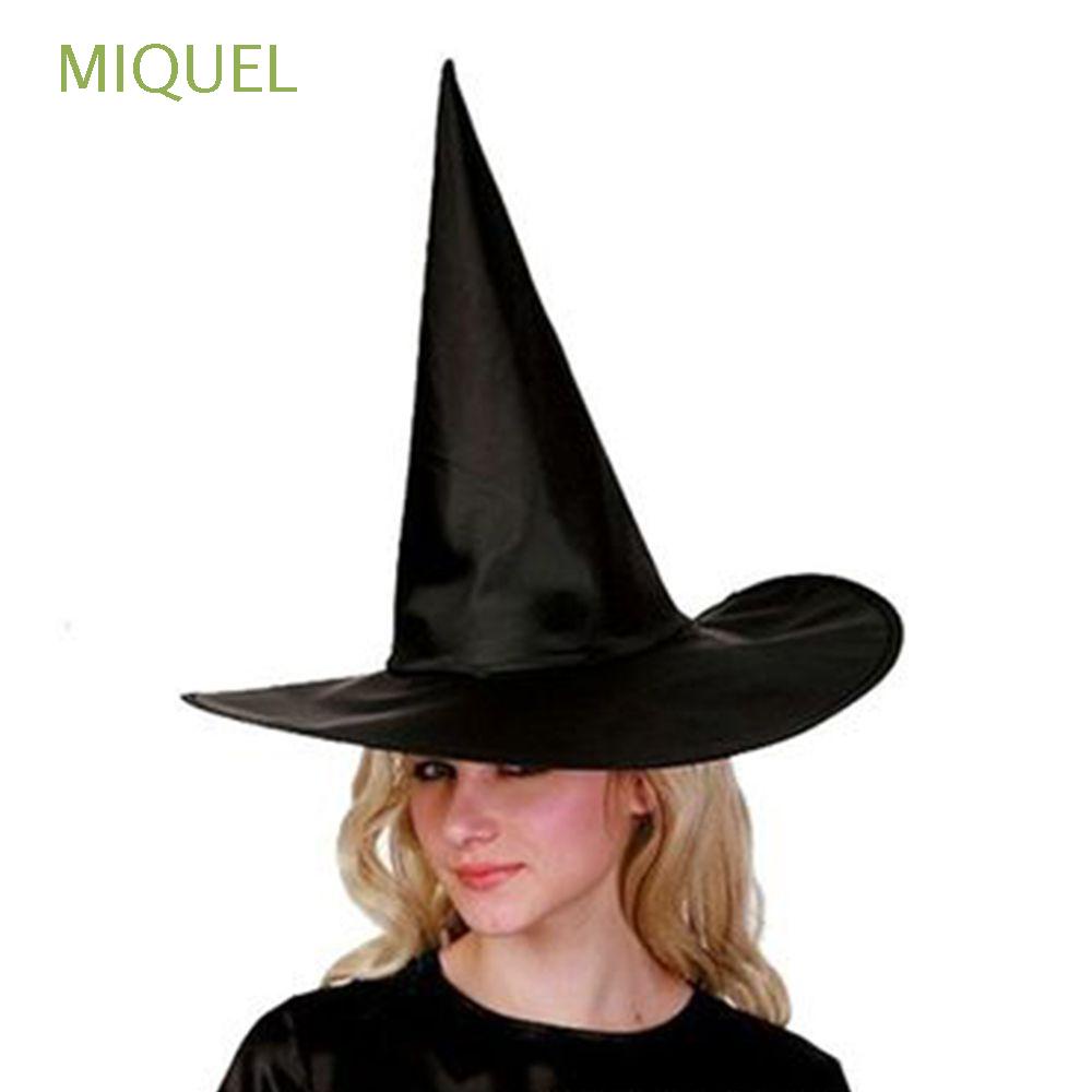 Mũ Hóa Trang Halloween Bằng Vải Oxford Màu Đen Cho Người Lớn