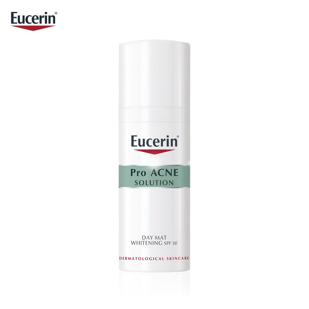 Eucerin Kem Dưỡng Trắng Da Giảm Mụn Proacne Day Mat Whitening Spf30 50ml