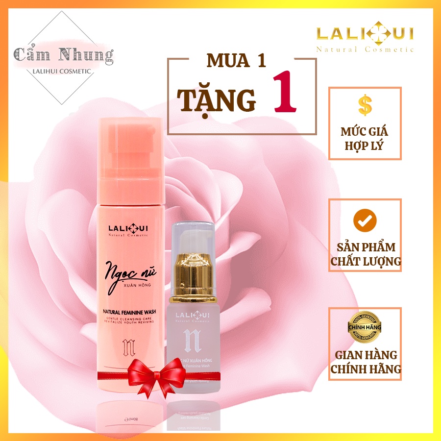 [Mới nhất 2021] Combo 2 Serum Ngọc Nữ Xuân Hồng Lalihui 80ml và 20ml