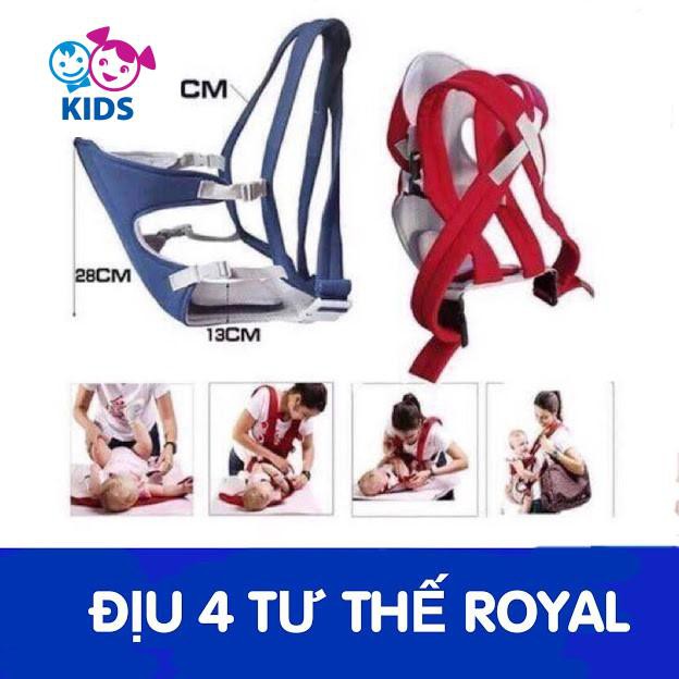 Địu 4 tư thế cho bé
