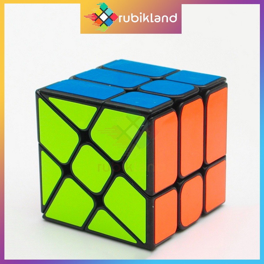 Rubik Biến Thể 3x3 YJ Windmill Cube YongJun Cối Xoay Gió Đồ Chơi Trí Tuệ Trẻ Em