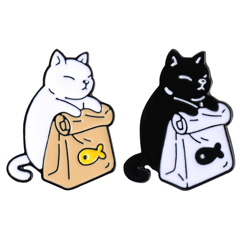 Trâm Cài Áo Hình Mèo Dễ Thương Cho Nữ