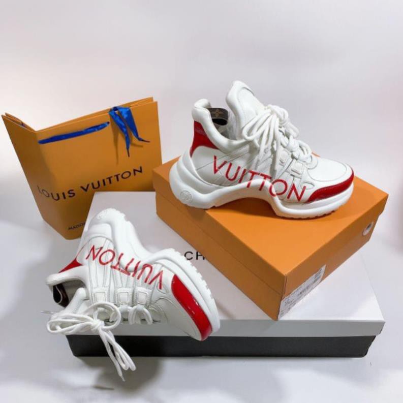 H(ẢNH THẬT) Giày Thể Thao Nữ Đế 5p Dây Buộc DaMềm Êm Fullbox Bill Túi Cao Cấp