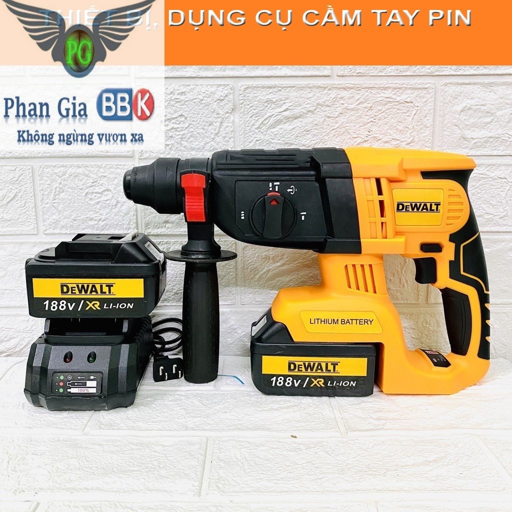 KHOAN BÊ TÔNG DEWALT 188V 2 PIN