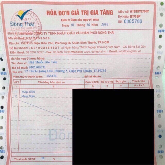 Viên uống giảm cân Megaslim USA
