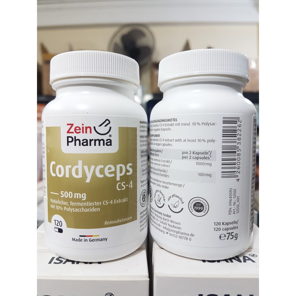 Đ.ông Tr.ùng H.ạ Th.ảo Zein Pharma Cordyceps CS 4