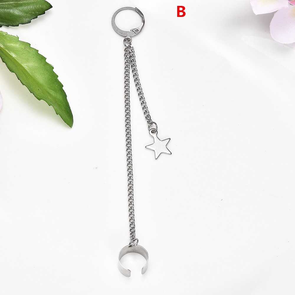 Hoa tai kim loại dáng dài cá tính cho fan BTS